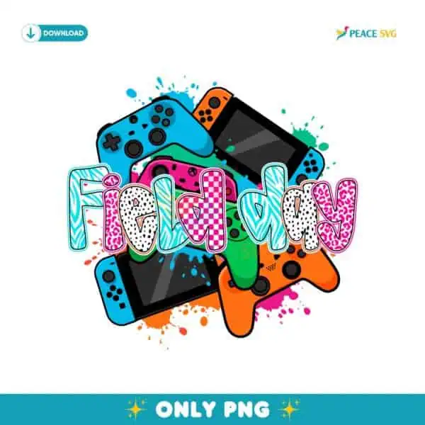 Field Day Gamer Controller Teacher PNG