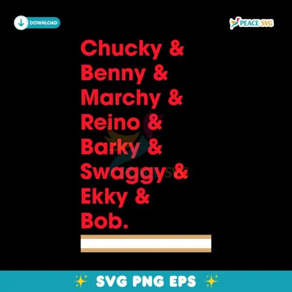 Florida Hockey Chucky Benny Marchy Reino Barky SVG