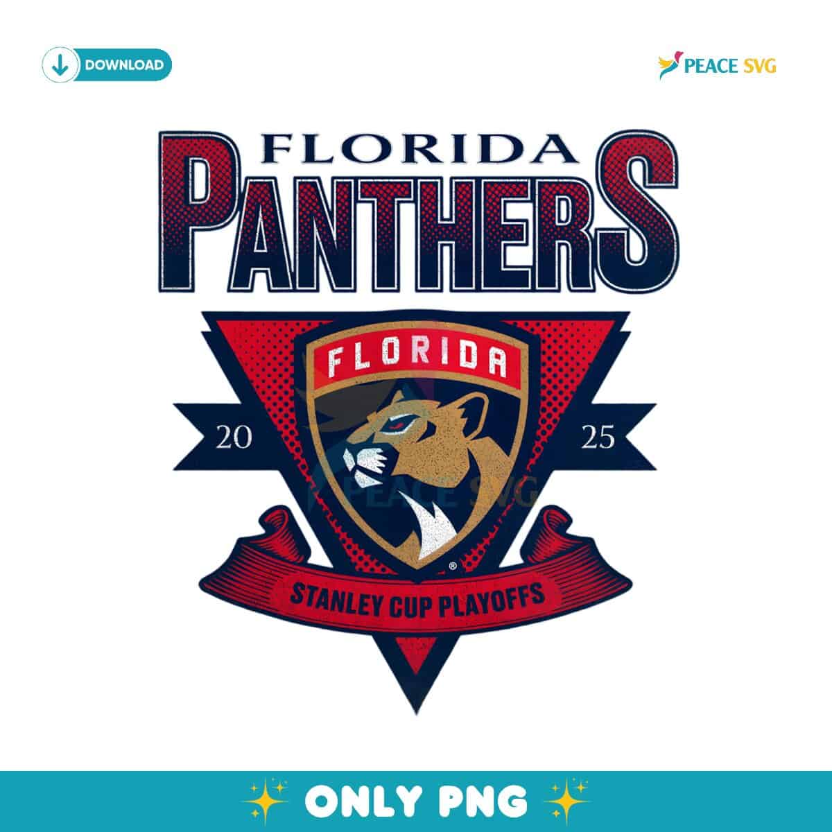 Florida Panthers 2025 Stanley Cup Playoff PNG