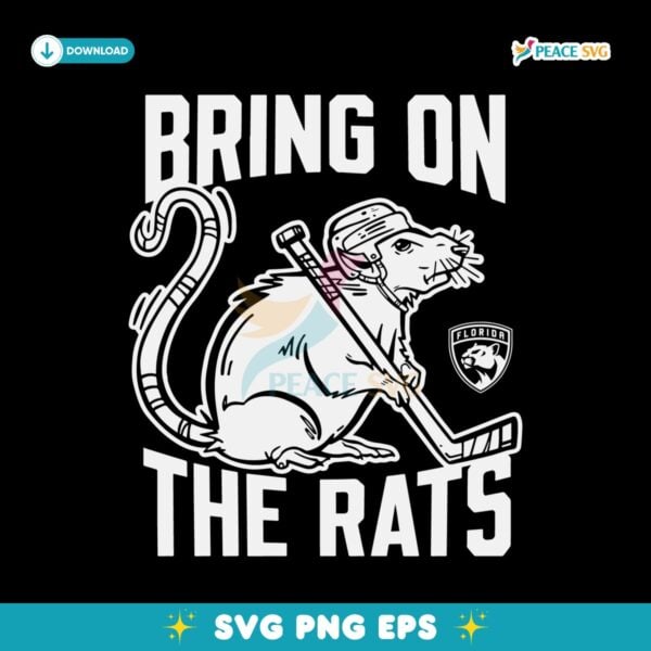 Florida Panthers Bring On The Rats NHL Playoffs 2025 SVG