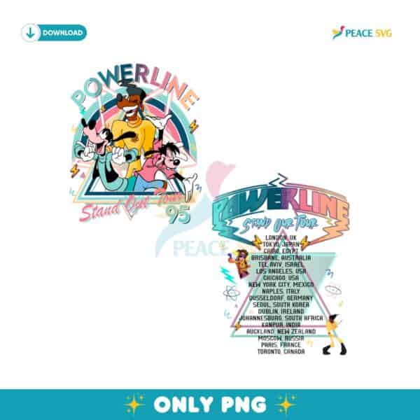 Goofy Movie Powerline Max Roxanne Disney World Tour PNG