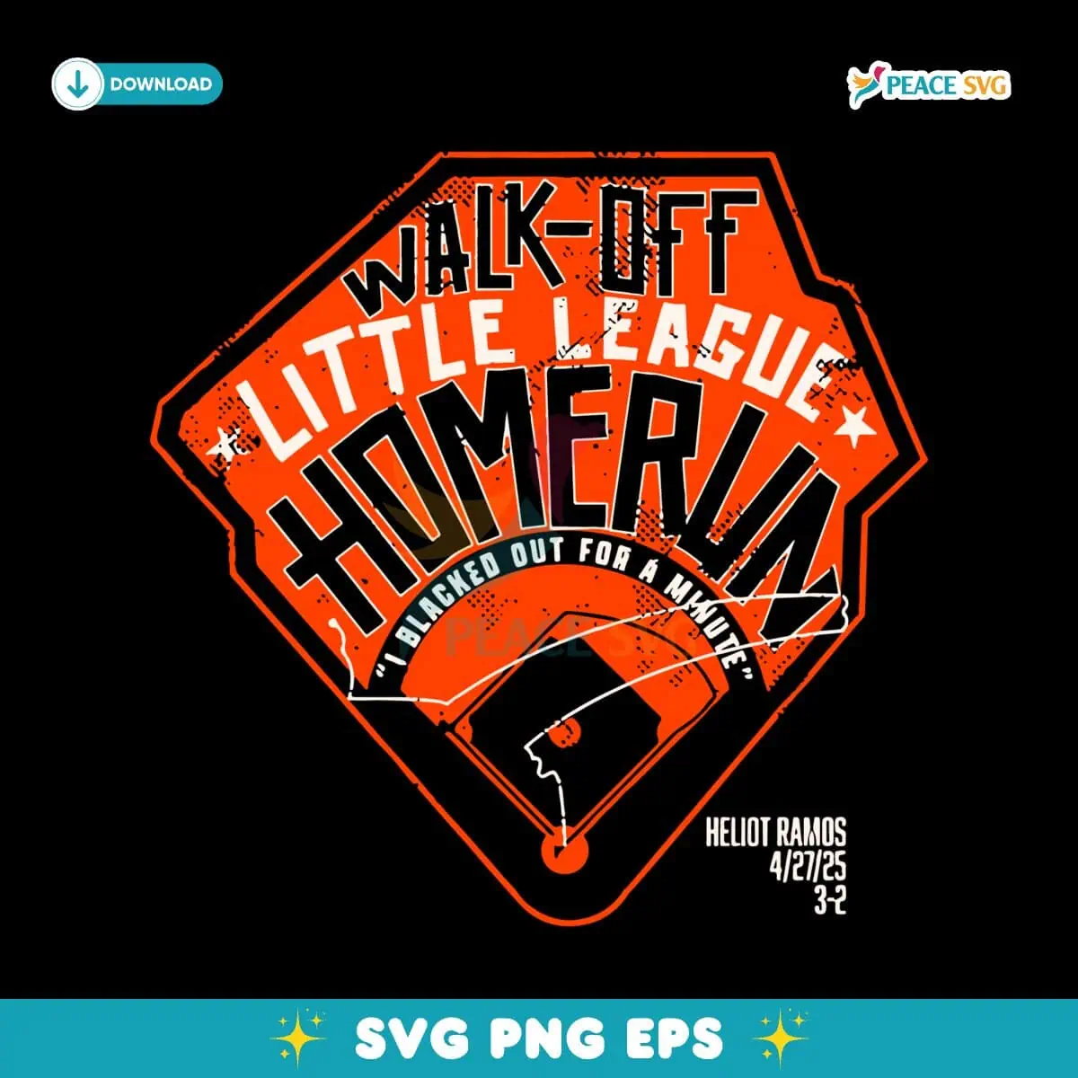Heliot Ramos Walk Off Inside The Park Home Run SVG
