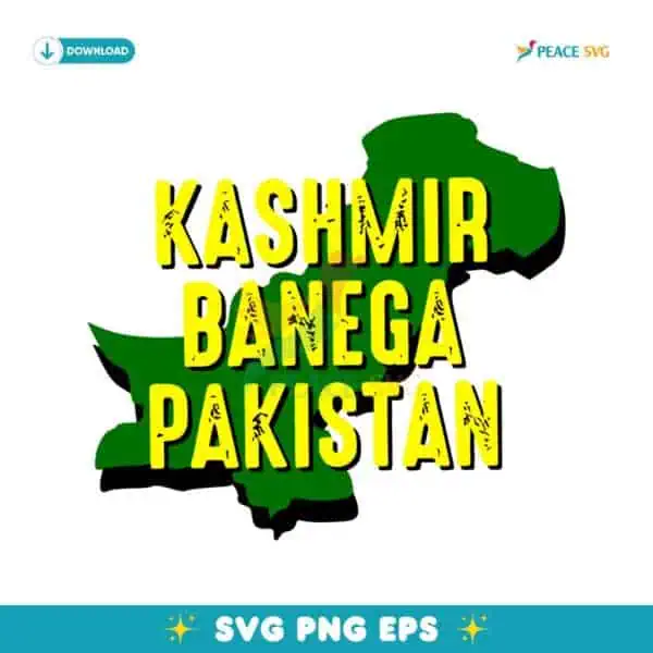 I Stand With Pakistan Kashmir SVG