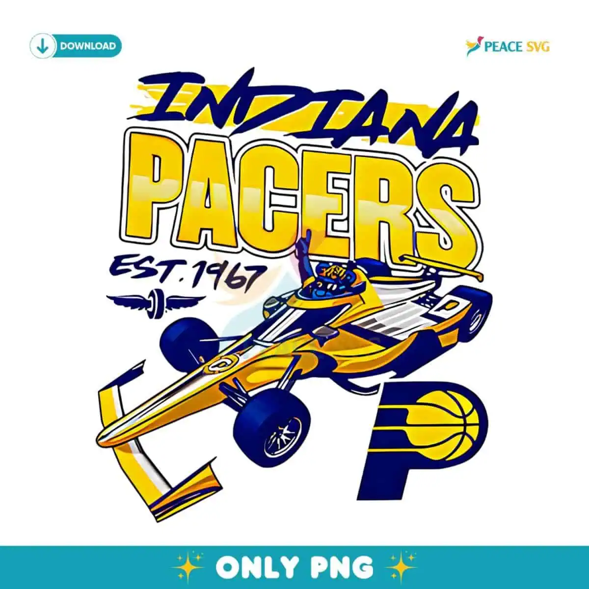 Indiana Pacers 2025 Nba Playoffs Boomer Racing PNG