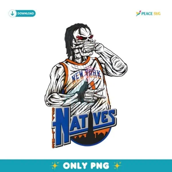 Jalen Brunson Three Point Celebration Natives New York Knicks PNG