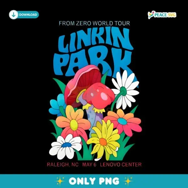 Linkin Park Raleigh 2025 Lenovo Center Nc PNG