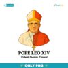 New Pope Leo Xiv May 8Th 2025 Robert Francis Prevost PNG