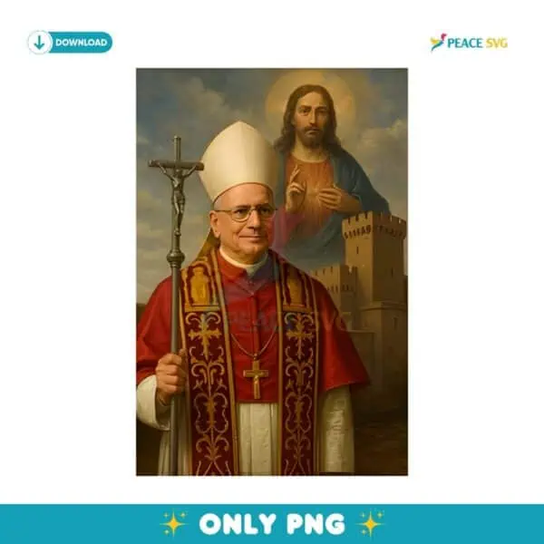 New Pope Robert Prevost Pope Leo Xiv PNG