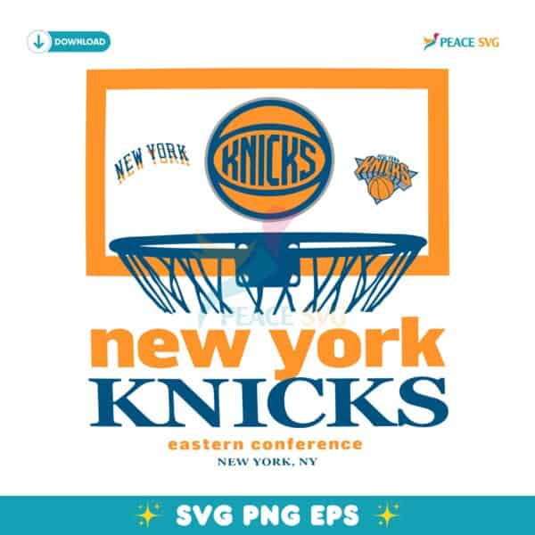 New York Knicks 47 City Edition Backboard Franklin SVG