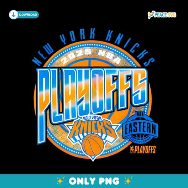 New York Knicks Basketball 2025 Playoffs Nba PNG