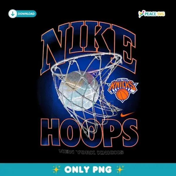 New York Knicks Courtside Nike Hoops PNG