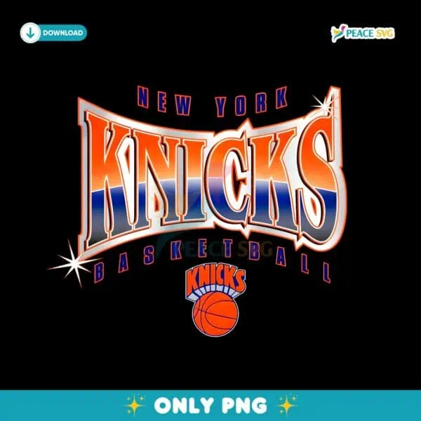 New York Knicks Mitchell Ness Worldwide Collection Glow Up PNG