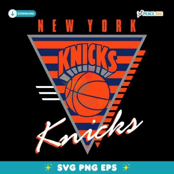 New York Knicks Mitchell & Ness Worldwide Collection SVG