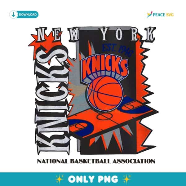New York Knicks Mitchell Ness Youth Retro 90S PNG