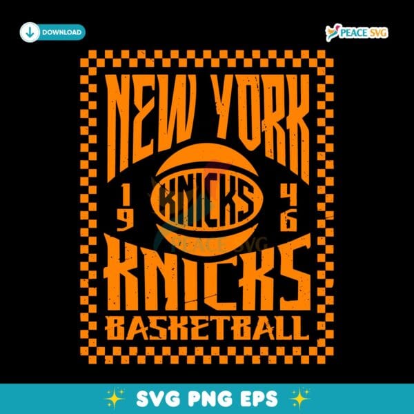 New York Knicks Sportiqe Mens Bono Basketball SVG
