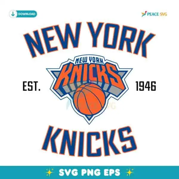 New York Knicks Team Heritage Est 1946 SVG