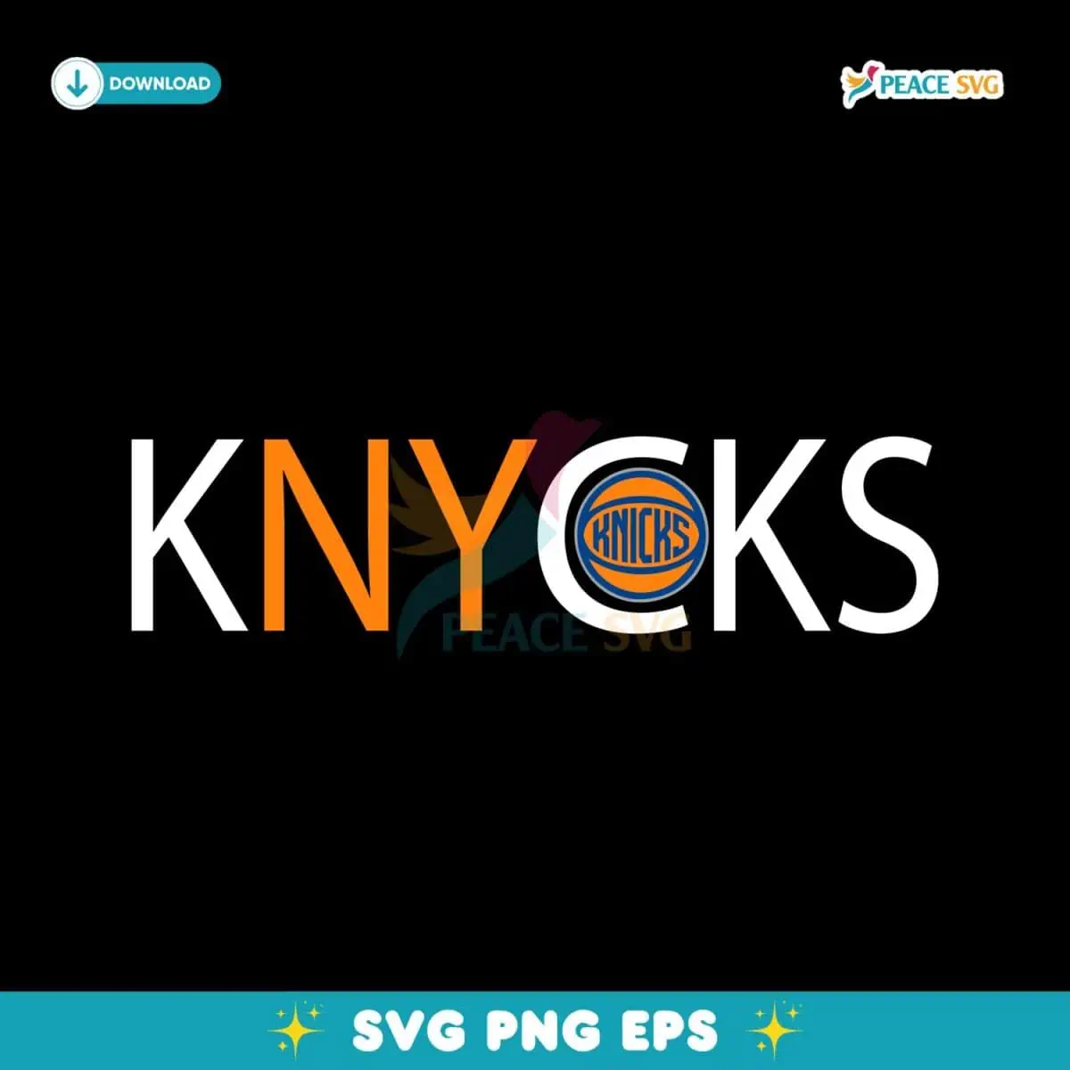 New York Knicks Team Pride Basketball SVG