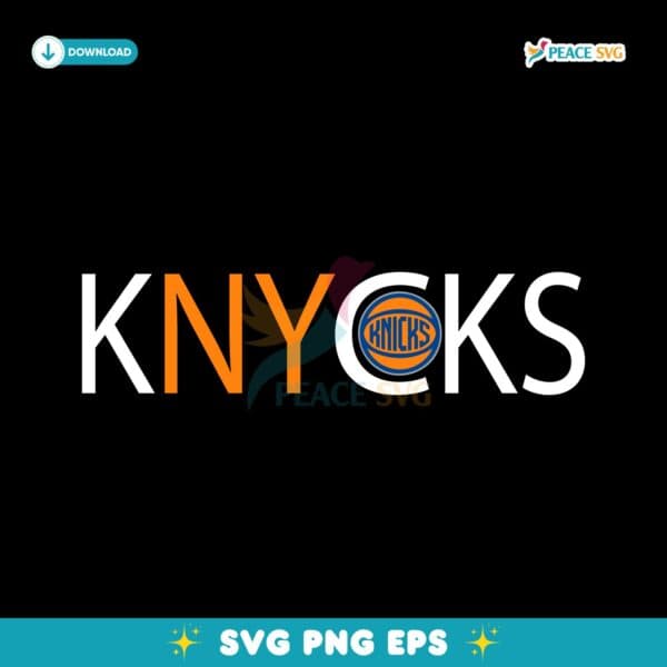 New York Knicks Team Pride Basketball SVG