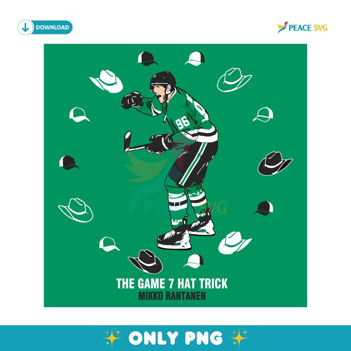 Nice The Game Seven Hat Trick Mikko Rantanen PNG