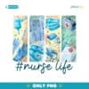 Nurse Life Rn Cna Brushstroke PNG Sublimation