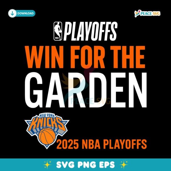 Ny Knicks Win For The Garden Playoffs Regular SVG