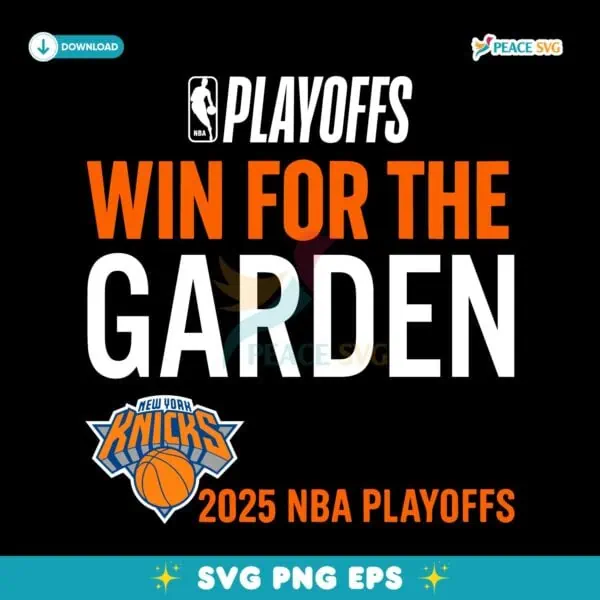 Ny Knicks Win For The Garden Playoffs Regular SVG