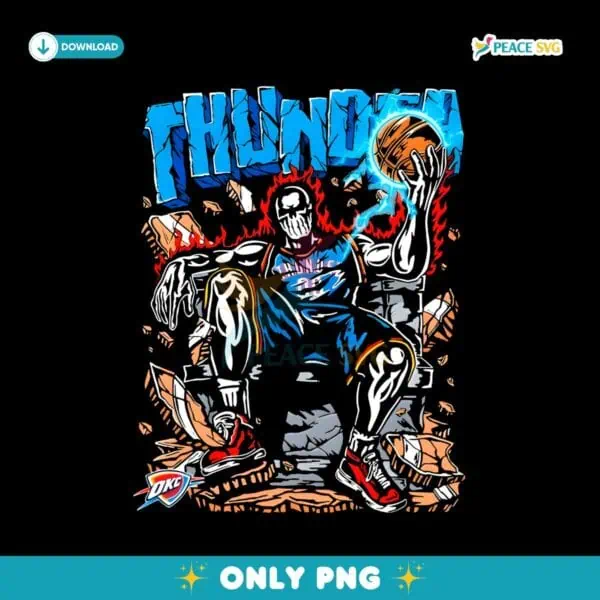 Oklahoma City Thunder Throne Warren Lotas Skeleton PNG