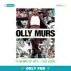 Olly Murs 15 Years Of Hits Live 2025 Collage PNG