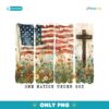 One Nation Under God America Christian Brushstroke PNG