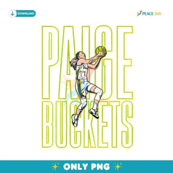 Paige Bueckers Buckets Action Dallas PNG