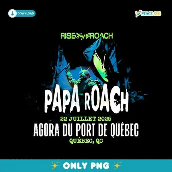 Papa Roach Rise Of The Roach Tour For Show PNG