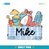 Personalized Summer Beach Name Plate Kids PNG