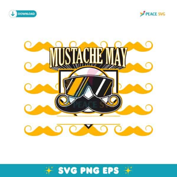 Pittsburgh Pirates Mustache May 2025 SVG