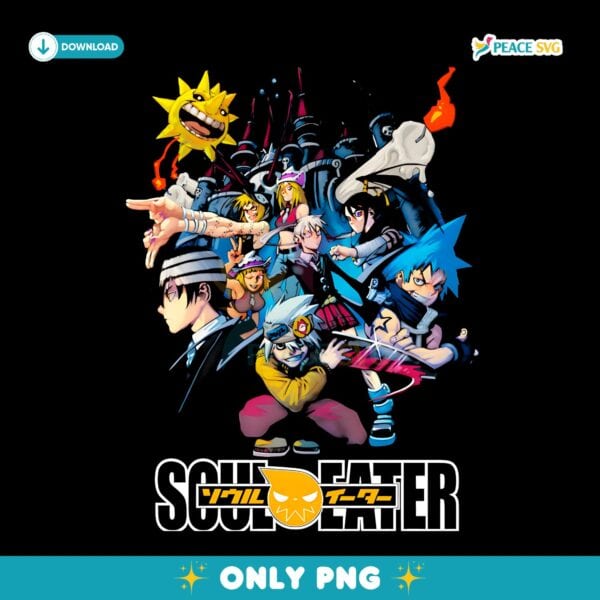 Planet Z Soul Eater Anime PNG Sublimation