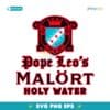 Pope Leos Malort Holy Water Jeppsons Malort SVG