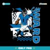 Retro 90S Cam Ward NFL Draft Football SVG