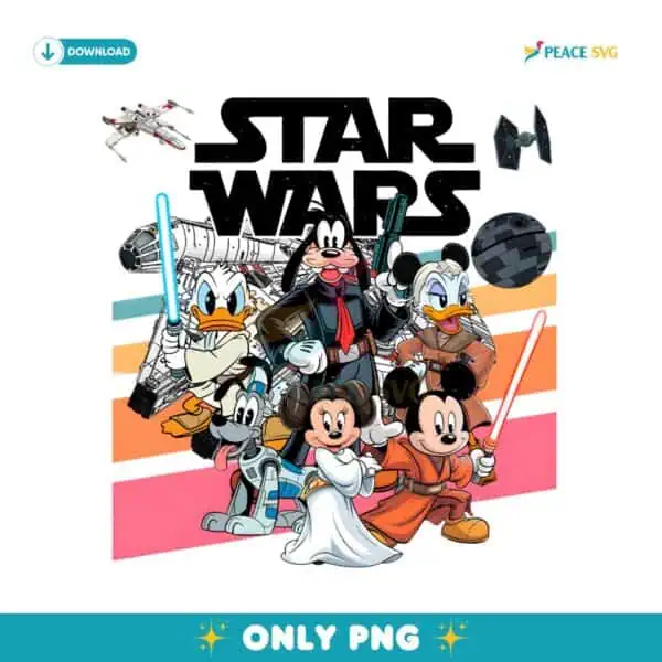 Retro Mouse And Friends Star Wars PNG