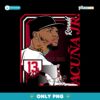 Ronald Acuna Jr Collage Frame Atlanta Braves PNG