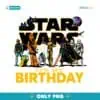 Star Wars Its My Birthday Boy Matching Party PNG