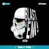 Stormtrooper Blast Em Funny Star Wars May The 4Th PNG