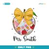 Teach Love Inspire Coquette Teacher Bow PNG
