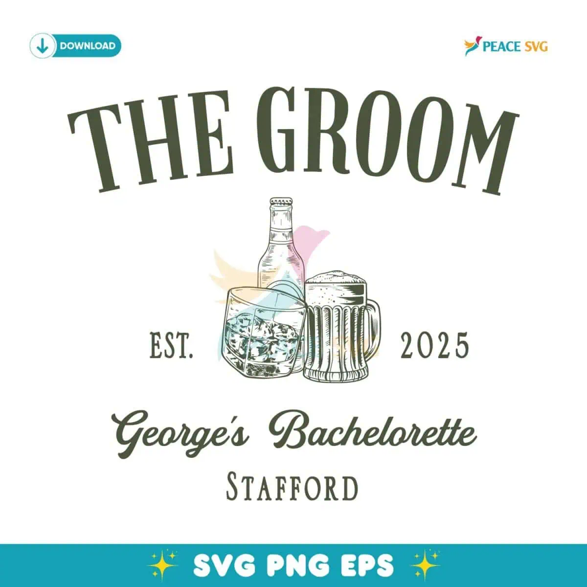 The Groom And The Guys Party Bachelorette Party SVG