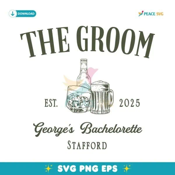 The Groom And The Guys Party Bachelorette Party SVG