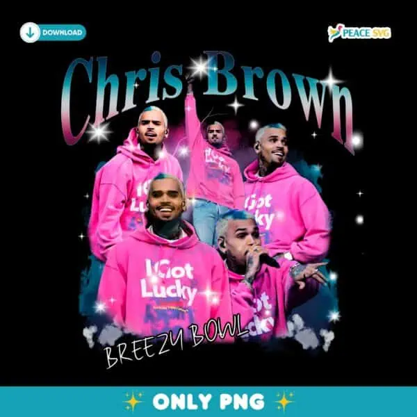 Vintage Chris Brown Breezy Bowl Xx I Got Lucky PNG