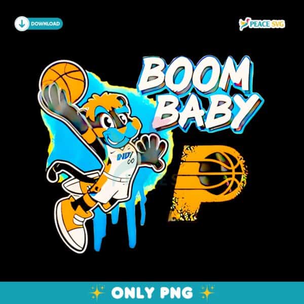 Boom Baby Indiana Pacers 2025 Nba Playoff PNG