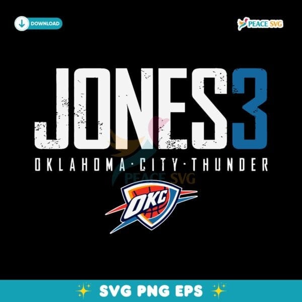 Dillon Jones Oklahoma City Thunder Elite SVG