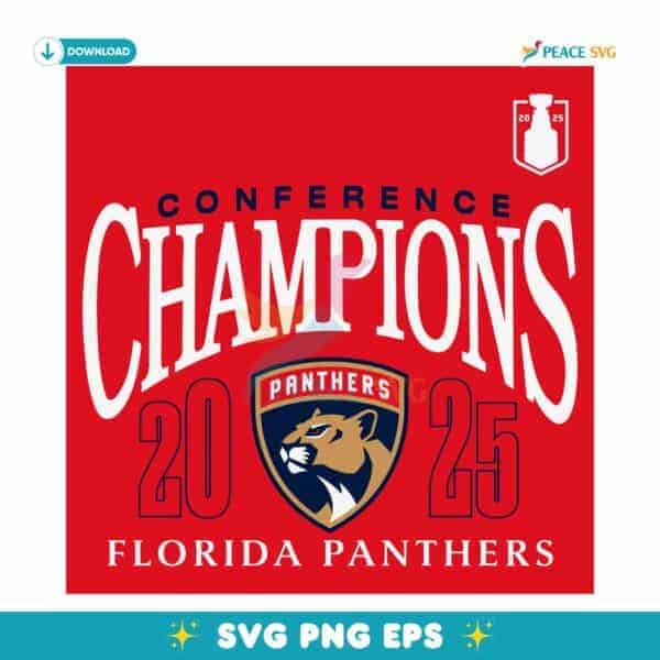 Florida Panthers 2025 Eastern Conference Champions SVG