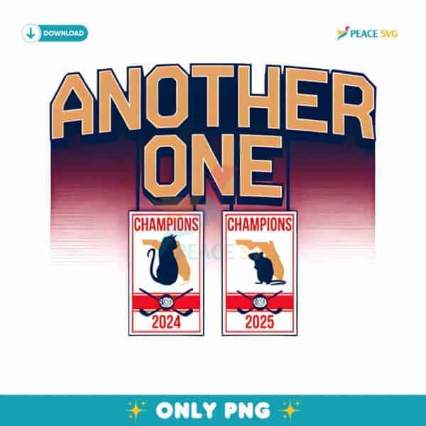 Florida Panthers Another One 2024 2025 World Champions PNG