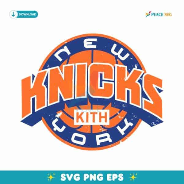 Kith For The New York Knicks Nba Playoffs 2025 SVG