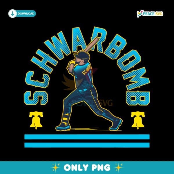 Kyle Schwarber Schwarbombs Philly City Edition PNG